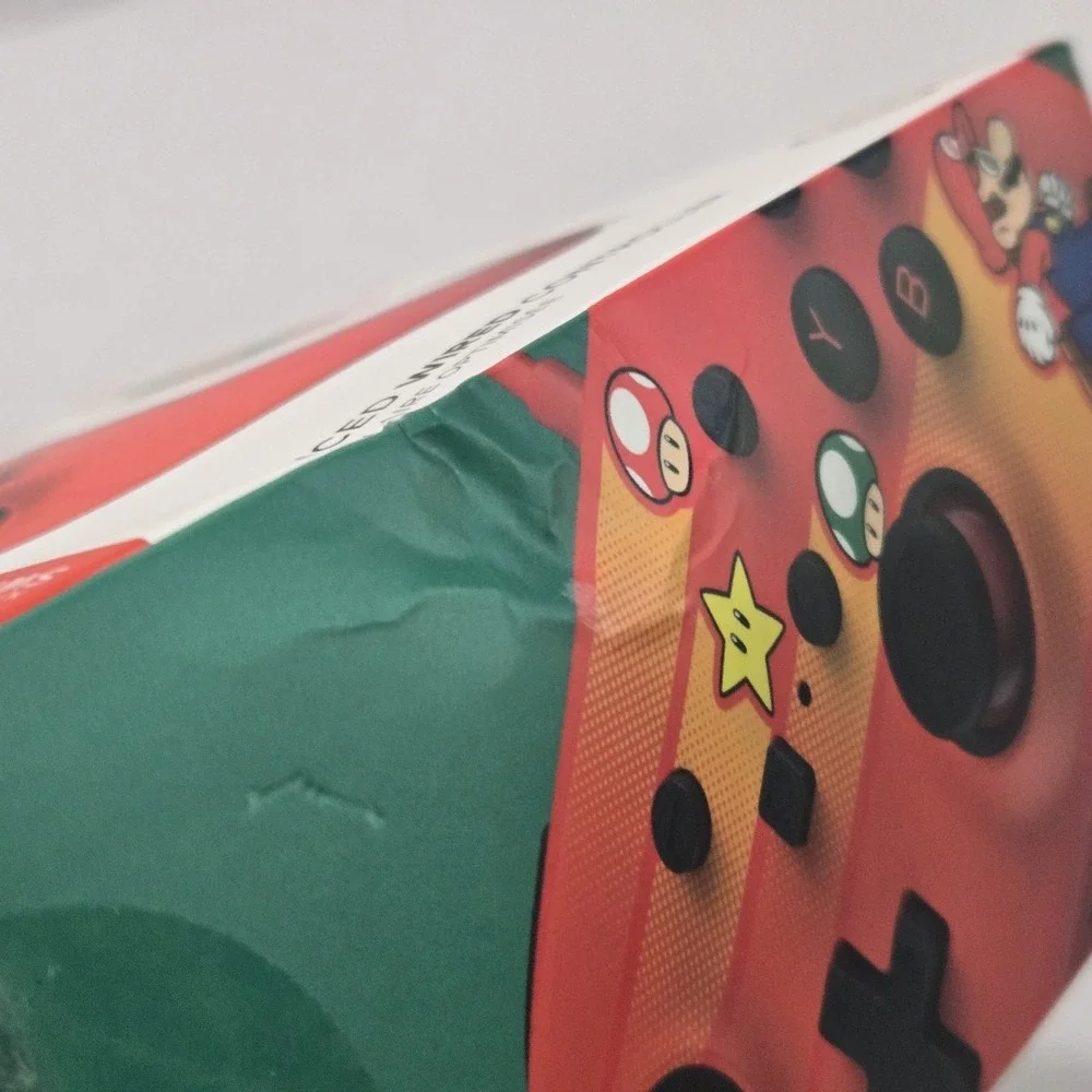 New‎ Nintendo Switch Super Mario Speedster PowerA Enhanced Wired Controller Red